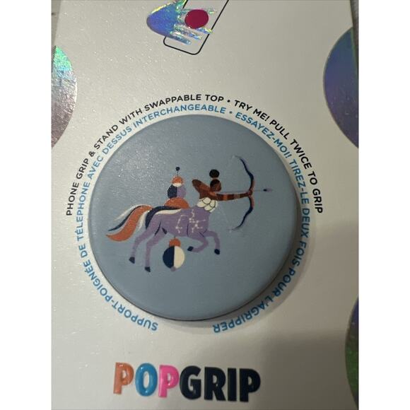 PopSockets Popgrip Zodiac Sagittarius Phone Grip & Stand Astrology Swap Top - Picture 2 of 3